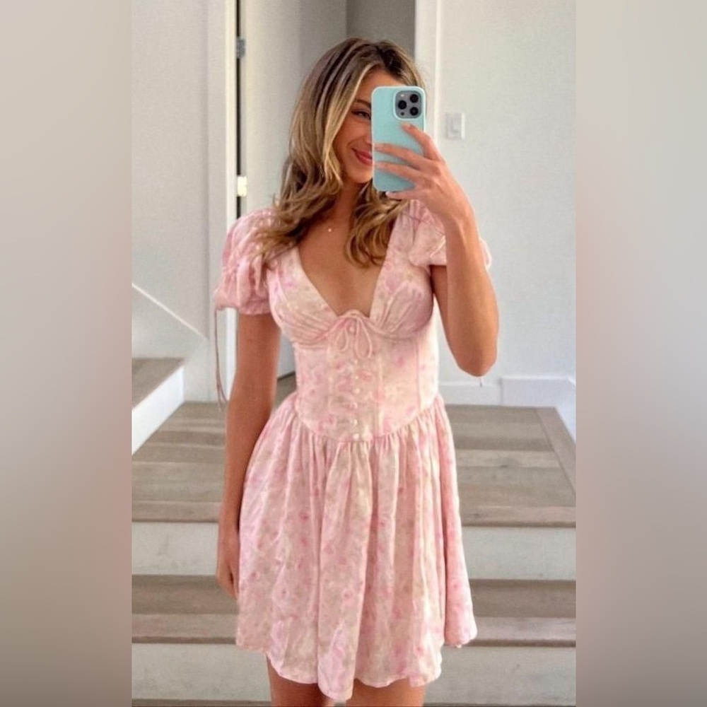 Paulina Floral Corset Minidress